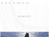 b-yachts.com Webseite Vorschau