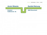 sanitaer-ruetsche.ch Webseite Vorschau