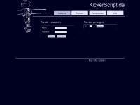 kickerscript.de Webseite Vorschau