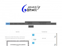 musig-gaehwil.ch Webseite Vorschau