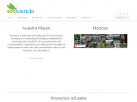 ecociencia.org Webseite Vorschau