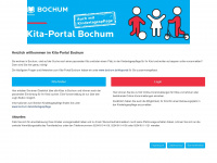 kitaportal-bochum.de Webseite Vorschau