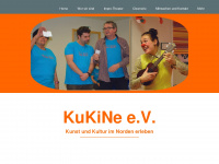 kukine.de Webseite Vorschau
