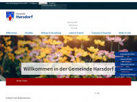 harsdorf.de Webseite Vorschau