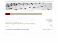 gospel-chor.ch Webseite Vorschau