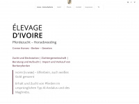 elevage-divoire.be Webseite Vorschau
