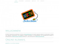 wirth-selection.de Webseite Vorschau