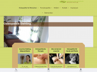 osteopathie-stehling.de Webseite Vorschau