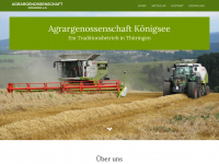 agrargenossenschaft-koenigsee.de Webseite Vorschau