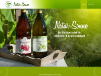 natur-sonne.bio Webseite Vorschau