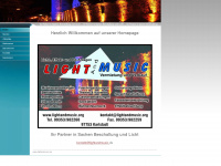 lightandmusic.de Webseite Vorschau