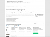 personal-shopping-vergleich.de Webseite Vorschau