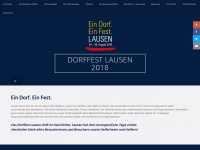 lausen2018.ch Webseite Vorschau
