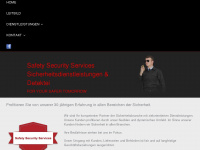 safety-security-services.at Webseite Vorschau