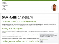 dammann-gartenbau.de Webseite Vorschau