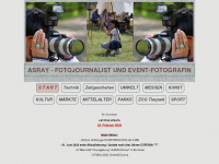 asray-fotojournalist.de Webseite Vorschau
