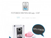 fotobox-pro.ch Webseite Vorschau
