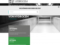 hydrocem.de Webseite Vorschau