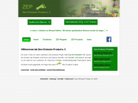 zeroemissionproduct.de Webseite Vorschau