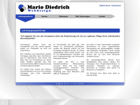 mario-diedrich.de Webseite Vorschau