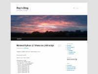 rays-blog.de Webseite Vorschau
