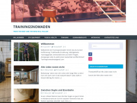 trainingsnomaden.de Webseite Vorschau
