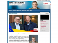marek-krysiak.de Webseite Vorschau