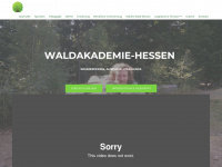 waldakademie-hessen.de Webseite Vorschau