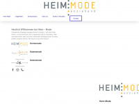 heim-mode.com Webseite Vorschau