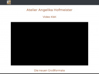 angelika-hofmeister-atelier.at Webseite Vorschau