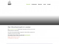 genussmarkt-liestal.ch Webseite Vorschau