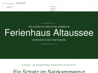 ferienhaus-altaussee.at Webseite Vorschau
