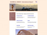 sharm-el-sheikh-airport.com Webseite Vorschau