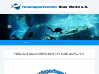 tsv-blueworld.de Webseite Vorschau