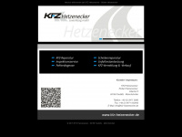 kfz-hetzenecker.de Webseite Vorschau