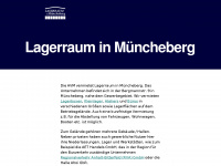 lagerraum-mieten-muencheberg.de Webseite Vorschau