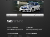 taxi-cusnick.de Webseite Vorschau