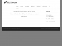 pre-corzo.com Webseite Vorschau