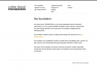 cottierdonzefoundation.ch Webseite Vorschau