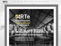 arte-kunstmesse.de Webseite Vorschau