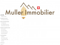 muller-immobilier.ch Webseite Vorschau