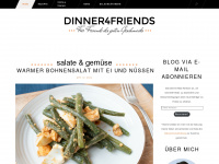 dinner4friends.de Webseite Vorschau