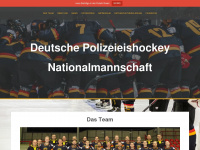 polizeieishockey-nationalmannschaft.de Webseite Vorschau