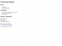 it-services-dickert.de Webseite Vorschau