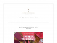 theresahirtzberger.com Webseite Vorschau