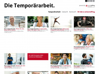 die-temporaerarbeit.ch Webseite Vorschau