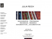 julia-reich.de Webseite Vorschau
