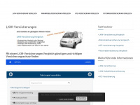 lkw-versicherungen.net Webseite Vorschau