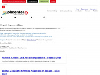 jobcenter-rhein-hunsrueck.de Webseite Vorschau