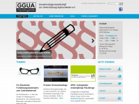 ggua.de Webseite Vorschau
